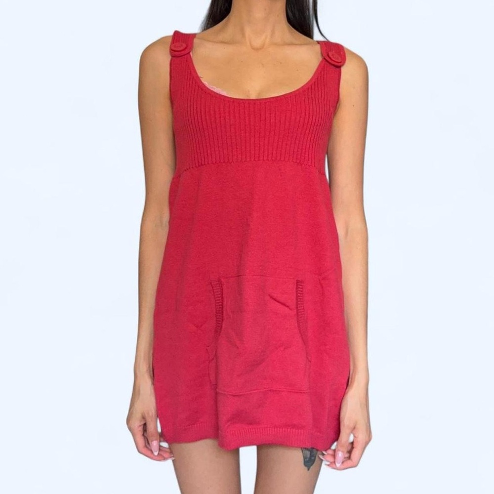 It’s Our Time Red Knit Mini Dress / Tunic ❤️